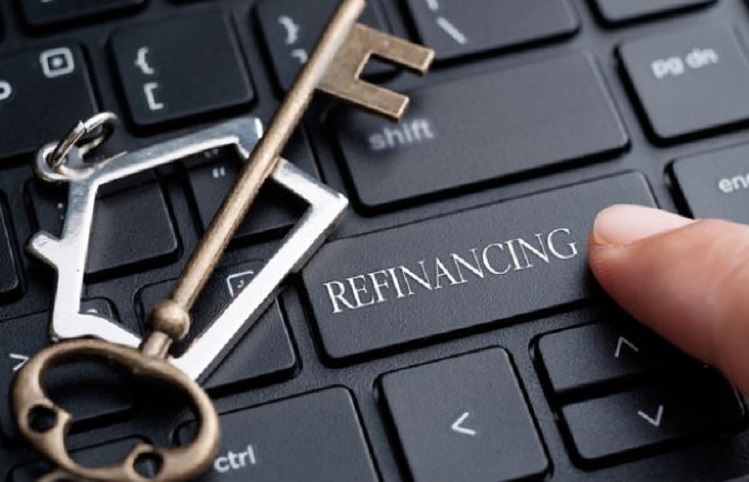keyboard with refinance loan option